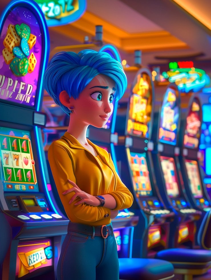 Layar ponsel menampilkan berbagai fitur dan kategori permainan yang tersedia di platform togel online