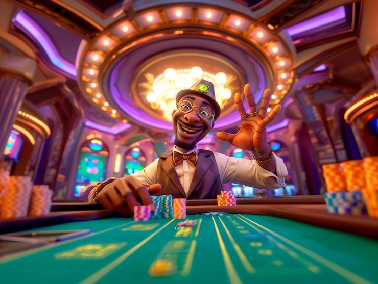 Pemain menggunakan ponsel untuk bermain Live Casino dengan nyaman dari rumah